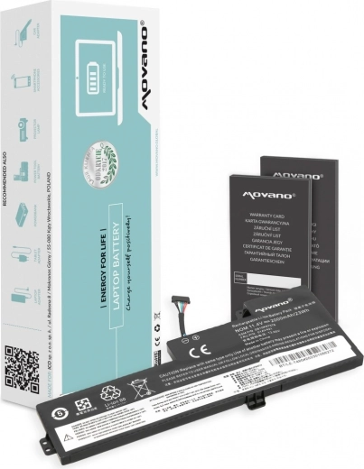 Bateria do Lenovo ThinkPad T470, T480, A475 i A485 Movano 2000 mAh (23 Wh)