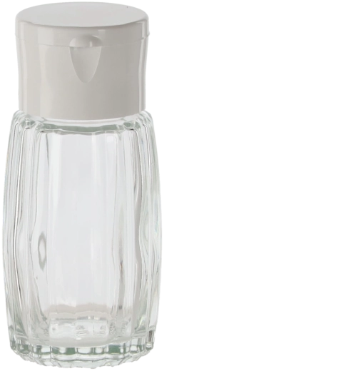 Pojemnik na przyprawy 50 ml z białą pokrywką