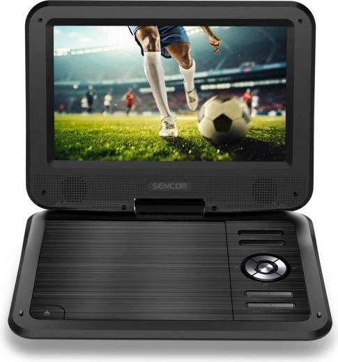 Przenośny odtwarzacz DVD Sencor z 10" obrotowym wyświetlaczem LCD