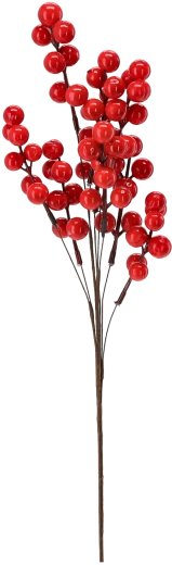 Dekoracyjna gałązka z jarzębiną 50 cm