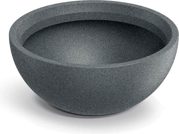 Donica Molio Bowl 38 cm w granitowej szarości