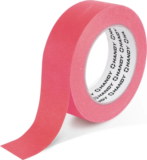 Różowa zewnętrzna taśma maskująca na bazie wody 50 m × 24 mm