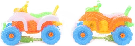 Plastowa czterokołowiec do skręcania dla dzieci