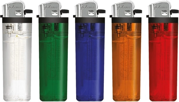 Plastowa zapalniczka krzesiwowa FireLight 0 – mix kolorów (opakowanie 50 szt.)