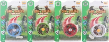 Metalowe jojo dinozaury