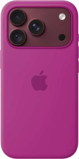 Silikonowe etui Apple z MagSafe do iPhone’a 18 Pro – magenta