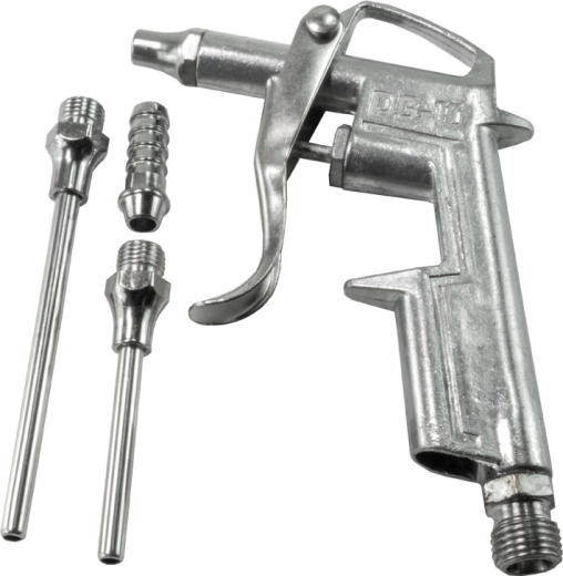 Pneumatyczny pistolet do przedmuchiwania z wymiennymi dyszami 16, 50 i 80 mm