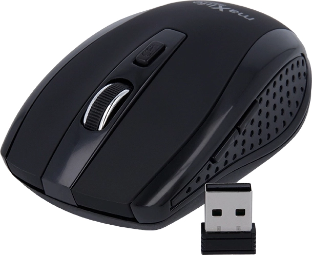 Maxlife Home Office bezprzewodowa mysz optyczna czarna