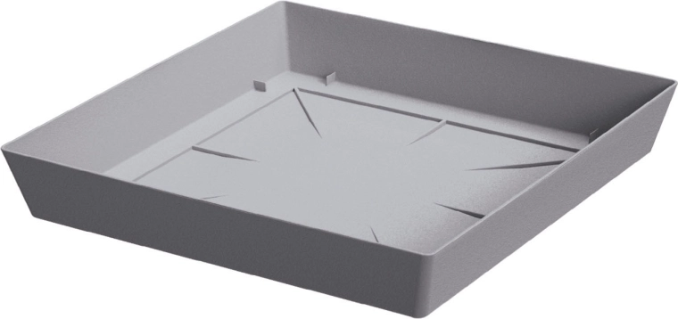 Podstawka pod donicę LOFLY Square 24,5 cm szary kamień