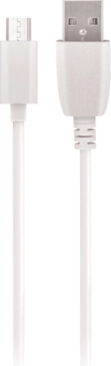 Maxlife kabel USB z microUSB, 2 m, 2 A, biały
