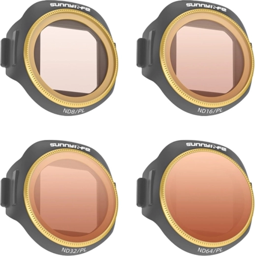 Zestaw filtrów ND/PL Sunnylife do DJI Mini 5 Pro (ND8/PL, ND16/PL, ND32/PL, ND64/PL)