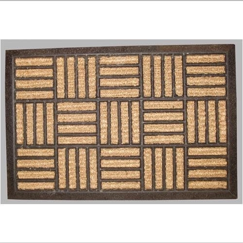 Wycieraczka Criss Cross 40 × 60 cm z włókna kokosowego i PP