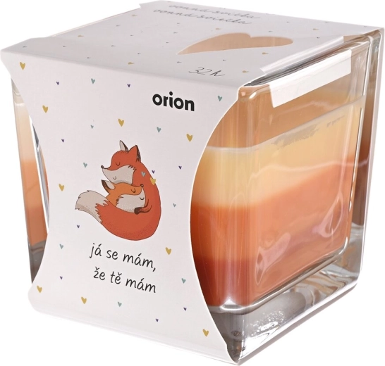 Świeca w szkle „Ja się mam…” o zapachu pomarańczy 170 g