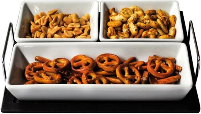 Zestaw do serwowania misek na tacy Toro prostokątny