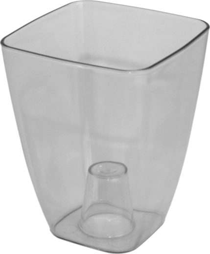 Przezroczysta kwadratowa osłonka na storczyki 13 cm