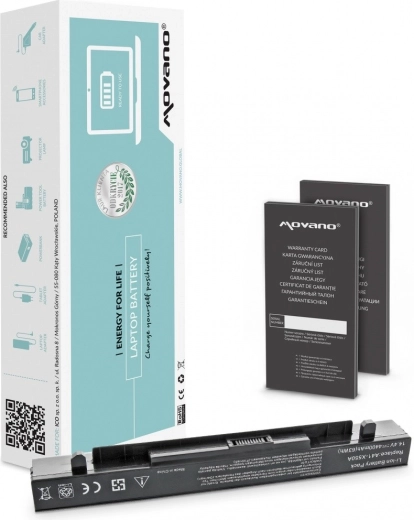 Movano bateria zamienna do laptopa Asus X550/A450/K550 (A41-X550A) 4400 mAh 63 Wh