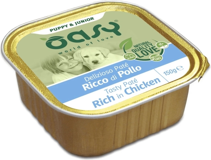 Oasy Tasty Paté Puppy & Junior pasztet drobiowy dla szczeniąt 150 g