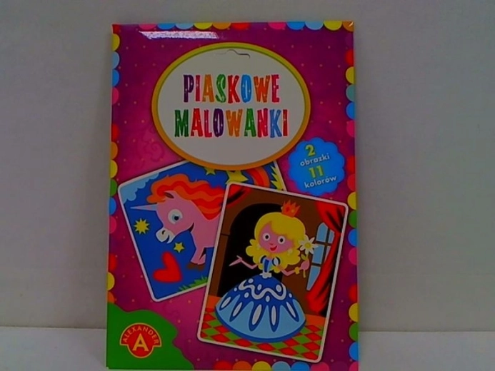 Malowanie piaskiem dla dzieci – Księżniczka i jednorożec