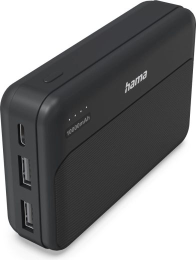Hama Power Pack Pocket 10 powerbank 10 000 mAh antracyt (2× USB-A)
