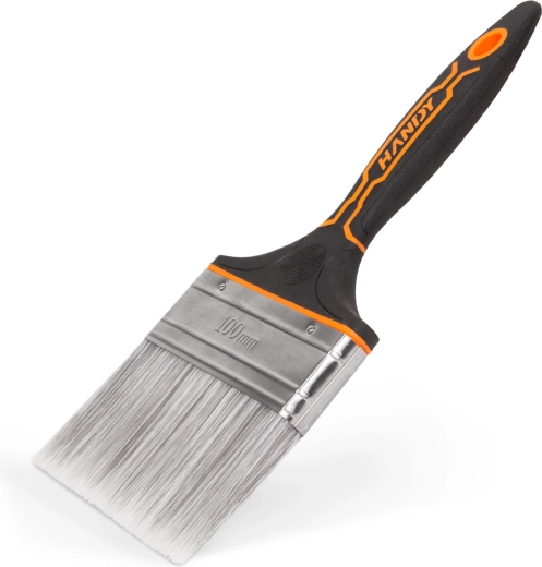 Płaski pędzel malarski z plastikowym uchwytem 100 mm