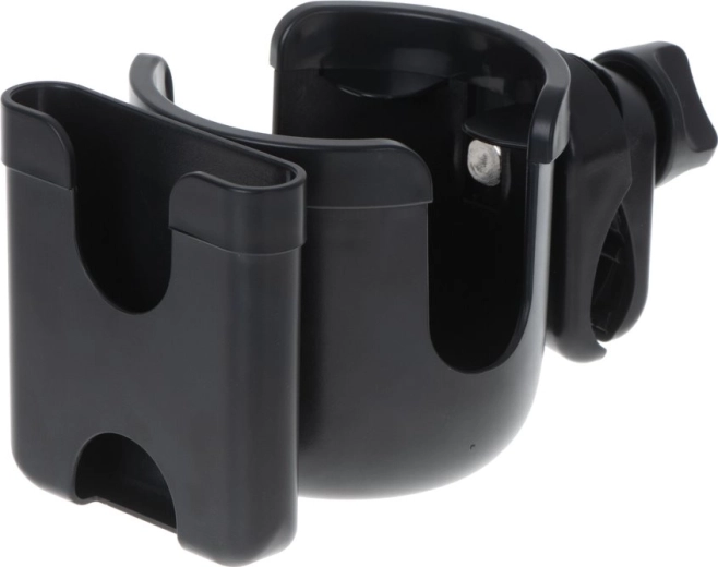 Uniwersalny uchwyt na butelkę i telefon do wózka dziecięcego lub roweru 2w1