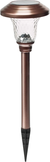 Solarne ogrodowe lampy wbijane 42 cm, zestaw 6 szt.
