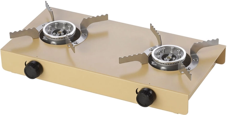 Gazowy dwupalnikowy kuchenka na PB RIVET