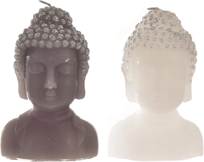 Świeca Budda – dekoracyjna świeca figurkowa 12 cm (2 warianty)