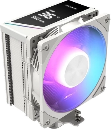 Chłodzenie powietrzne MODECOM Volcano OC T202 LCD ARGB 120, białe