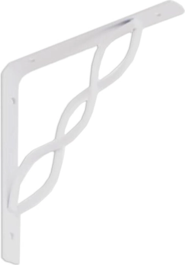 Wspornik konsolowy do półki 150 × 150 mm biały