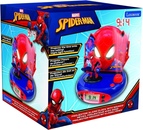 3D budzik z projektorem SPIDER-MAN