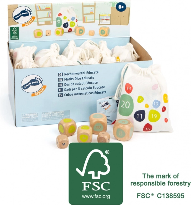 Edukacyjne kostki do liczenia