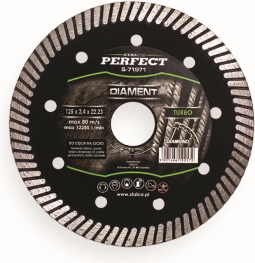 Diamentowa tarcza 125 mm Turbo STALCO