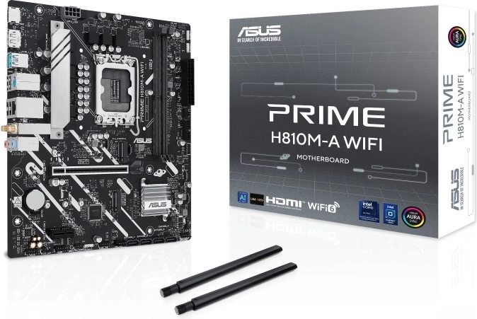 Płyta główna ASUS PRIME H810M-A WiFi mATX z USB-C i DDR5
