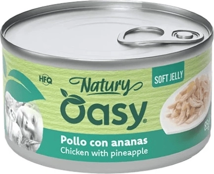 Oasy Natury Soft Jelly kurczak z ananasem 85 g