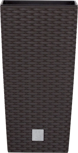 Donica Rato Square z wkładem 20 × 20 × 37,6 cm – umbra