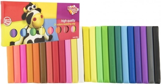 Modelina Kiddy Clay 500g – 24 kolorów