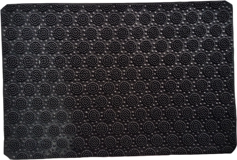 Gumowa wycieraczka 40 × 60 cm czarna