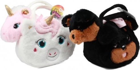 Pluszowy piesek w torebce 25 × 19 cm, 3 kolory