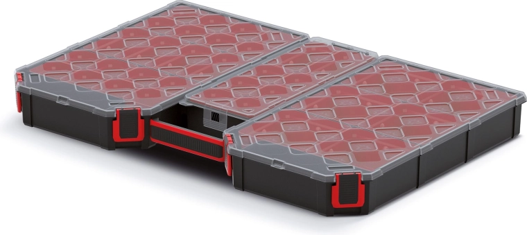 Organizer TAGER z przezroczystą pokrywą 577 × 390 × 60 mm