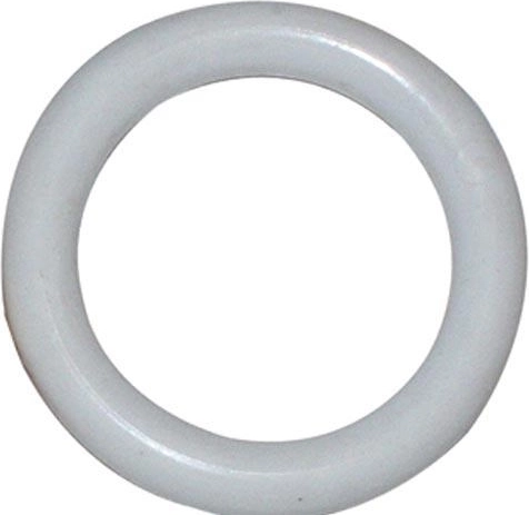 Plastowy pierścień na karnisz, biały, opakowanie 10 szt.