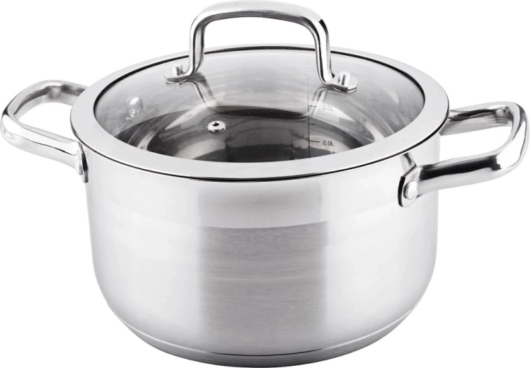 Garnek Lamart Prestige ze szklaną pokrywką 4,6 l, 22 cm