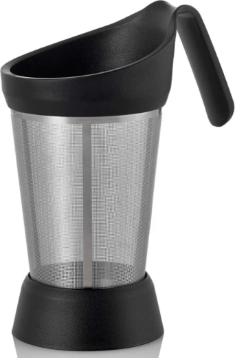 AdHoc TEABOY sitko do herbaty ze stojakiem ze stali nierdzewnej