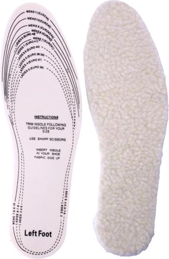Wkładki do butów z włókna syntetycznego i lateksu – 1 para