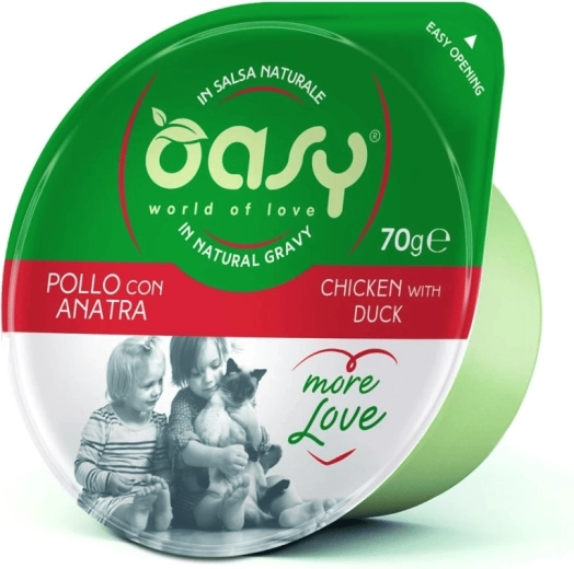 Oasy More Love kurczak z kaczką saszetka 70 g