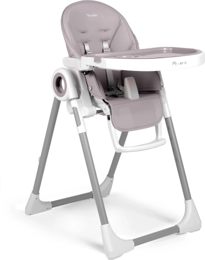 Krzesełko do karmienia z tacką NUKIDO Belo wrzosowe
