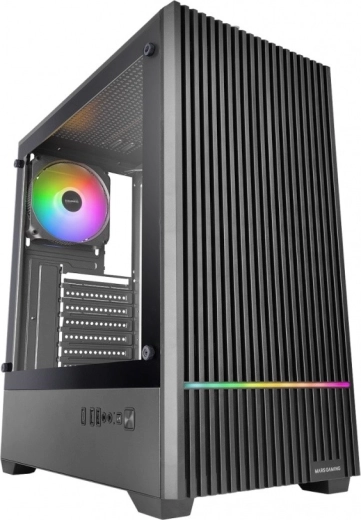 Mars Gaming MC-Quantum czarna gamingowa obudowa PC ATX z 4 wentylatorami
