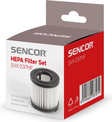 Zestaw filtrów HEPA Sencor do odkurzaczy SVC 0725BK i serii SVC 87xx