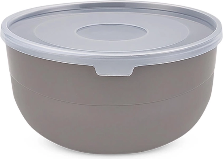 Miska na zupę z pokrywką 16,5 cm, plastik, mix kolorów