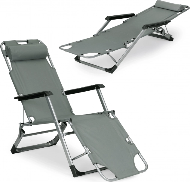 Składane plażowe krzesło 2w1